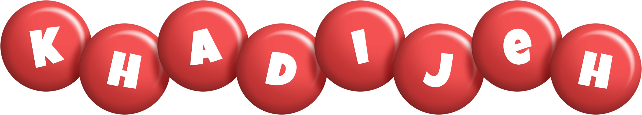 Khadijeh candy-red logo