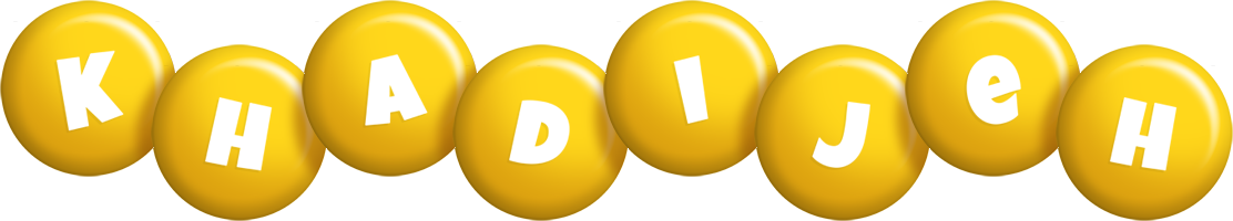 Khadijeh candy-yellow logo