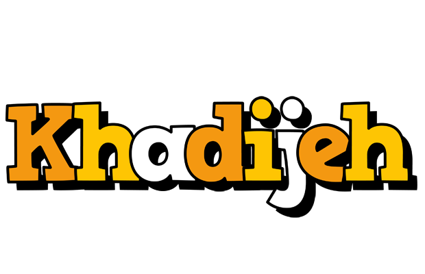 Khadijeh cartoon logo