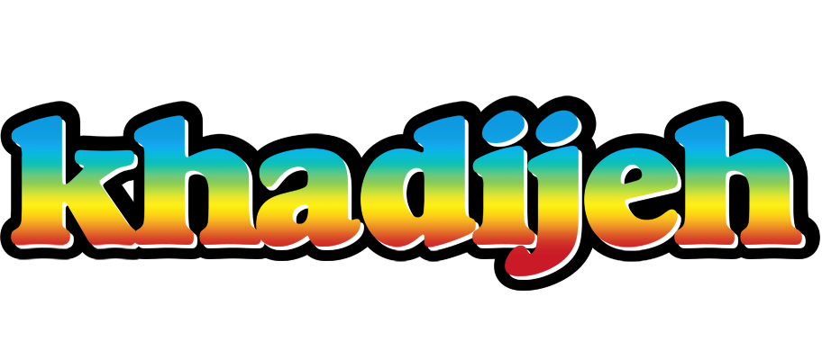 Khadijeh color logo