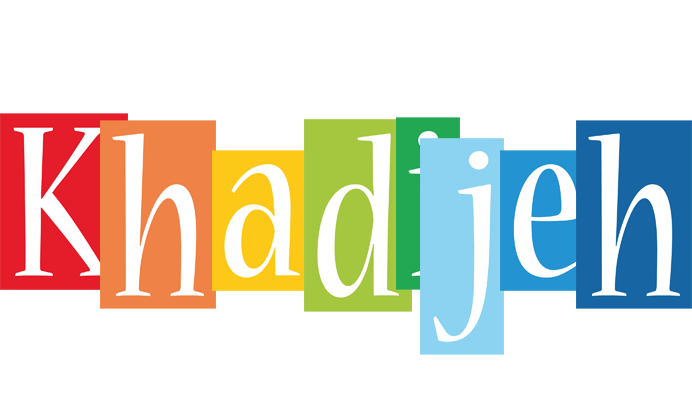 Khadijeh colors logo
