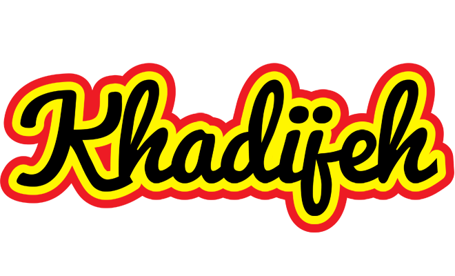 Khadijeh flaming logo