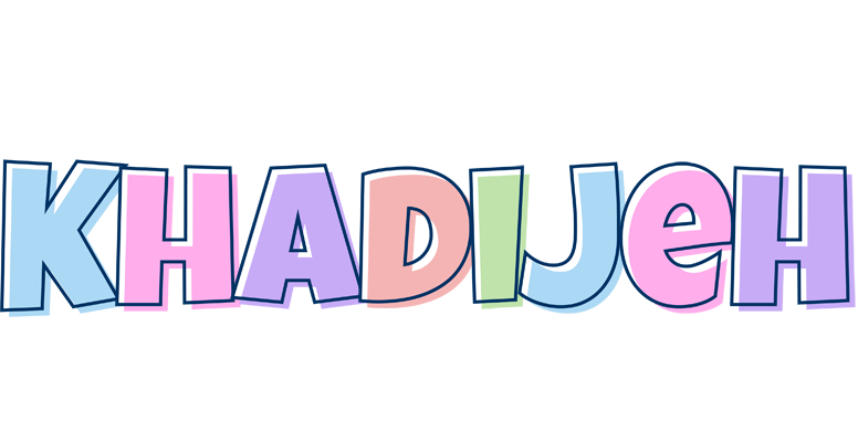 Khadijeh pastel logo