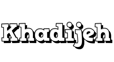 Khadijeh snowing logo