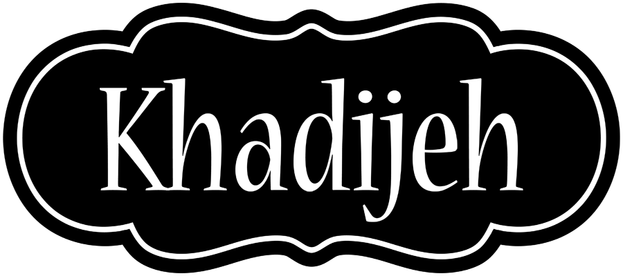 Khadijeh welcome logo