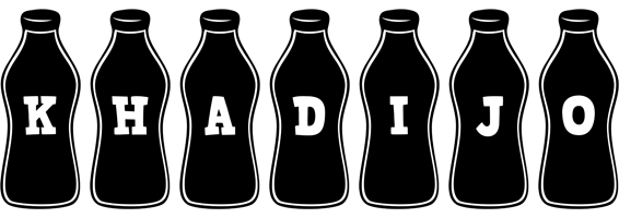 Khadijo bottle logo