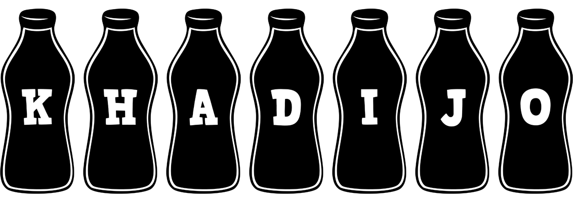 Khadijo bottle logo