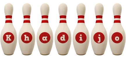 Khadijo bowling-pin logo