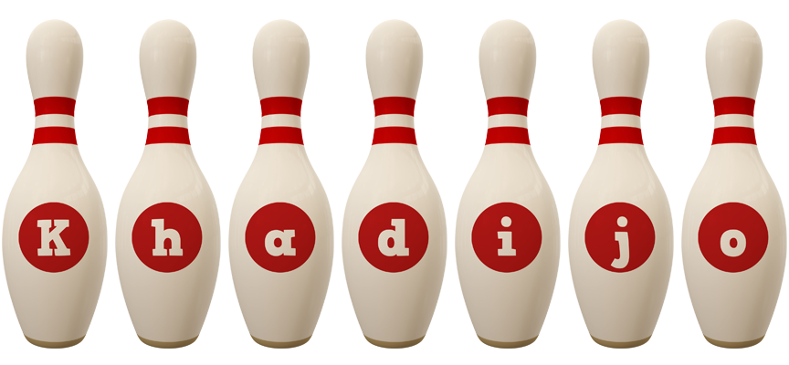 Khadijo bowling-pin logo