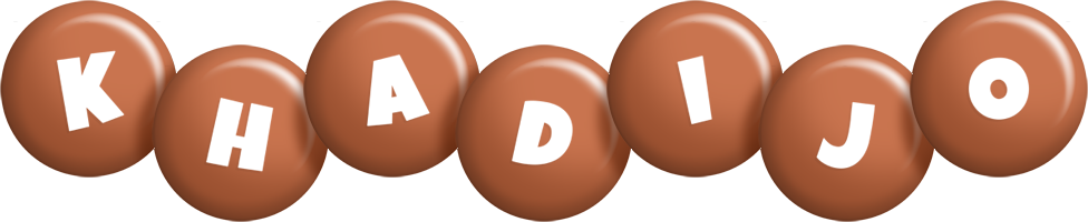 Khadijo candy-brown logo