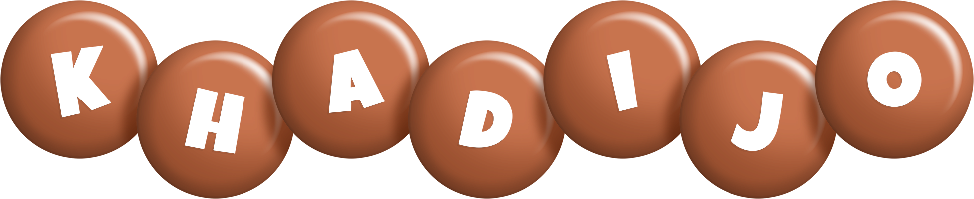 Khadijo candy-brown logo