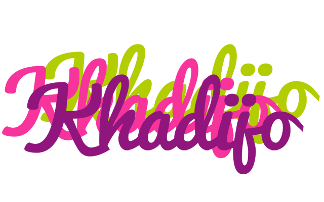 Khadijo flowers logo