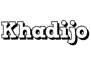 Khadijo snowing logo