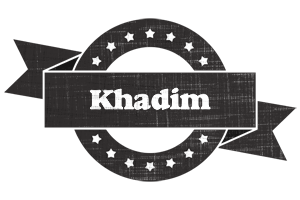 Khadim grunge logo