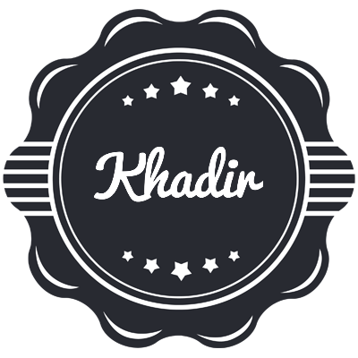 Khadir badge logo