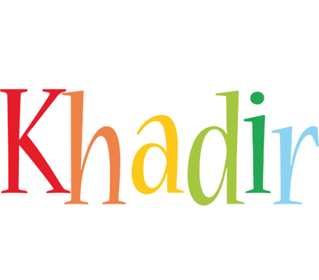 Khadir birthday logo