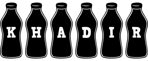 Khadir bottle logo