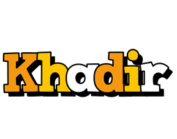 Khadir cartoon logo