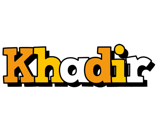 Khadir cartoon logo