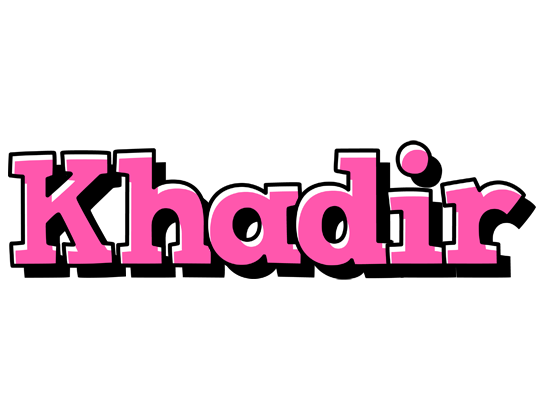 Khadir girlish logo