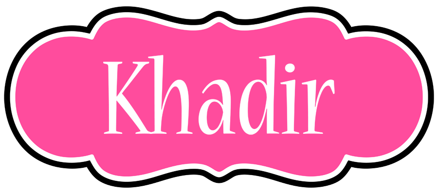 Khadir invitation logo