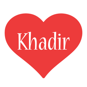 Khadir love logo