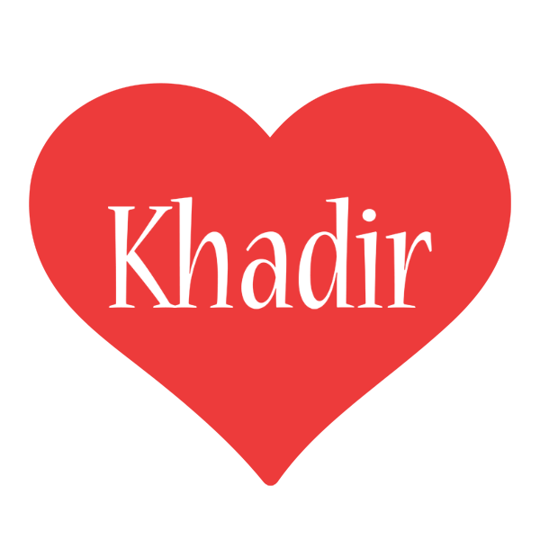 Khadir love logo