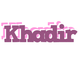 Khadir relaxing logo