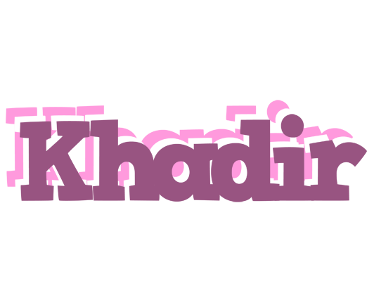 Khadir relaxing logo
