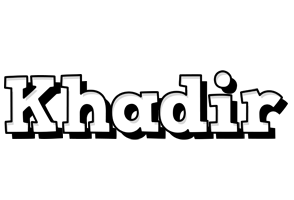 Khadir snowing logo