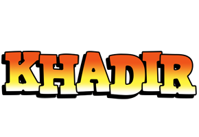 Khadir sunset logo