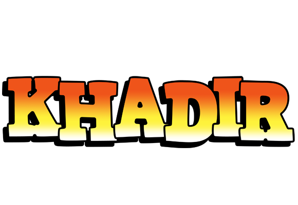 Khadir sunset logo