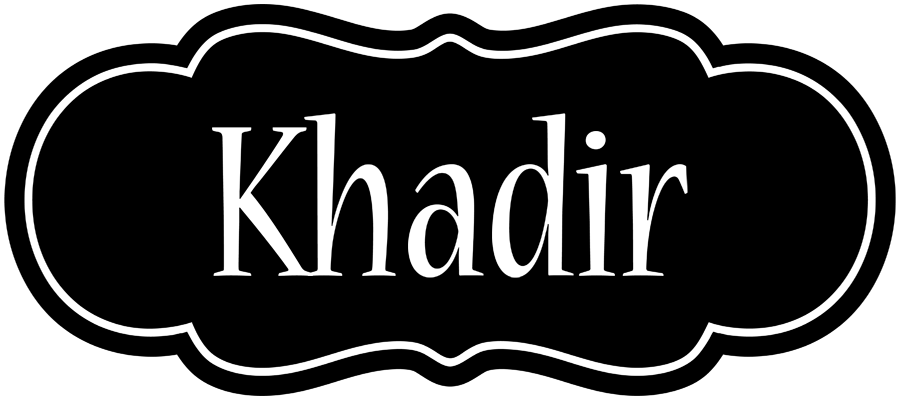 Khadir welcome logo