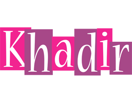 Khadir whine logo