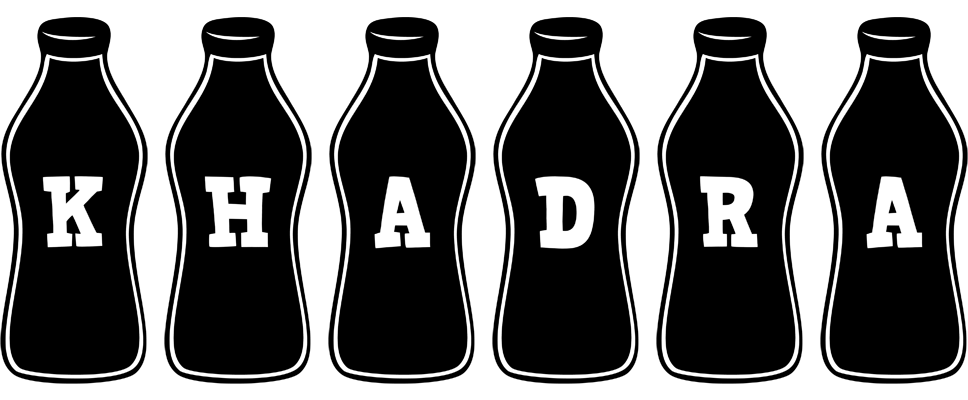 Khadra bottle logo