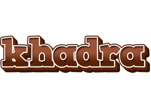 Khadra brownie logo