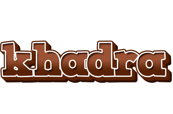 Khadra brownie logo