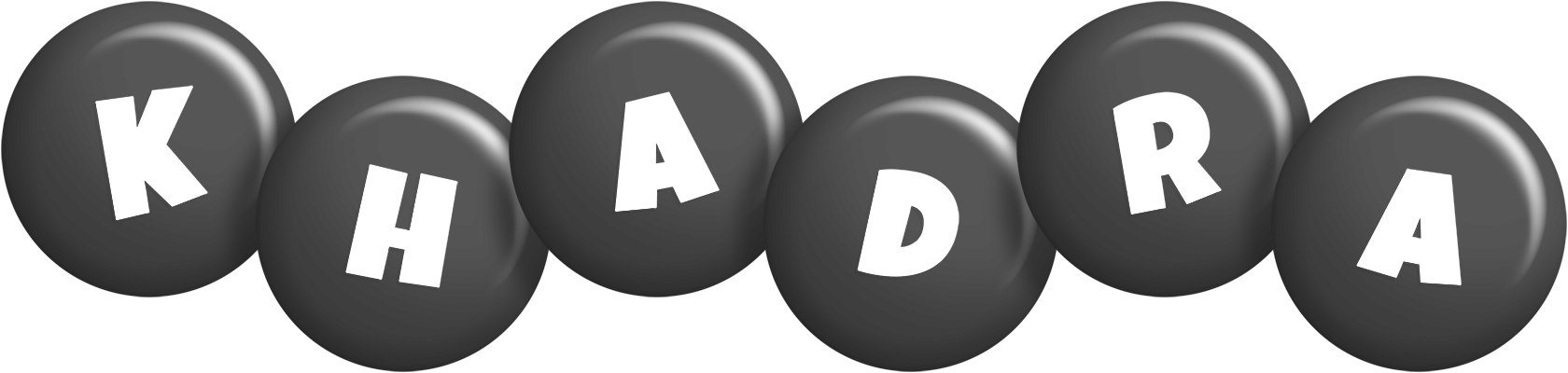 Khadra candy-black logo