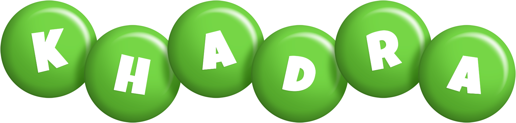Khadra candy-green logo
