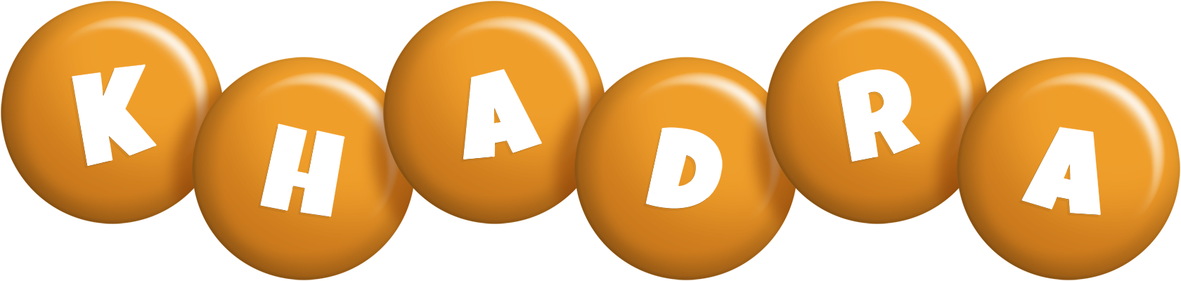 Khadra candy-orange logo