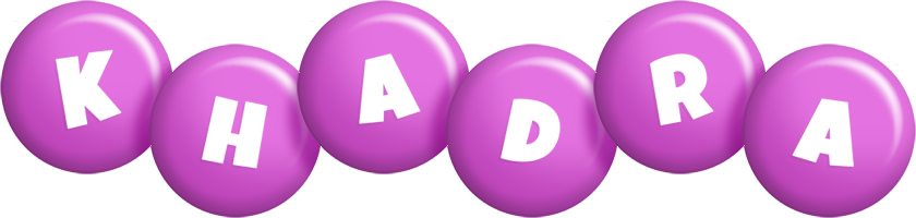 Khadra candy-purple logo