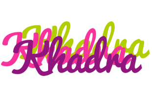 Khadra flowers logo