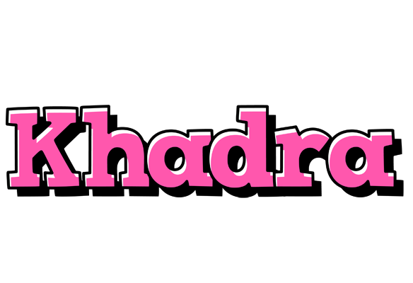 Khadra girlish logo