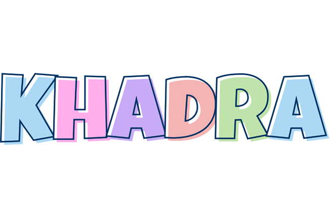 Khadra pastel logo