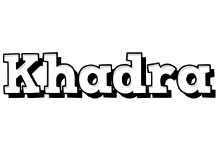 Khadra snowing logo