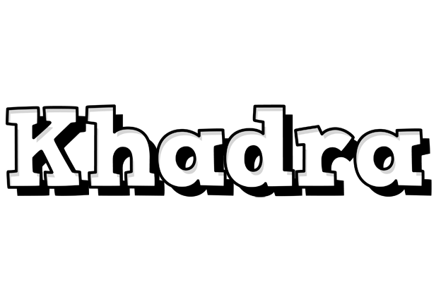 Khadra snowing logo