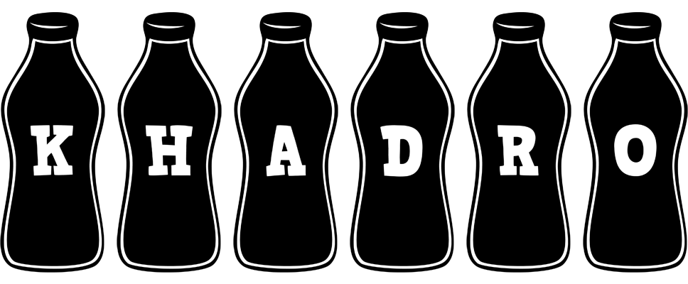 Khadro bottle logo