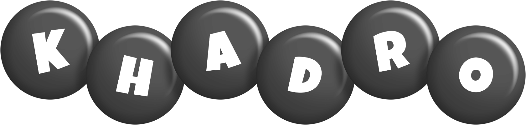 Khadro candy-black logo
