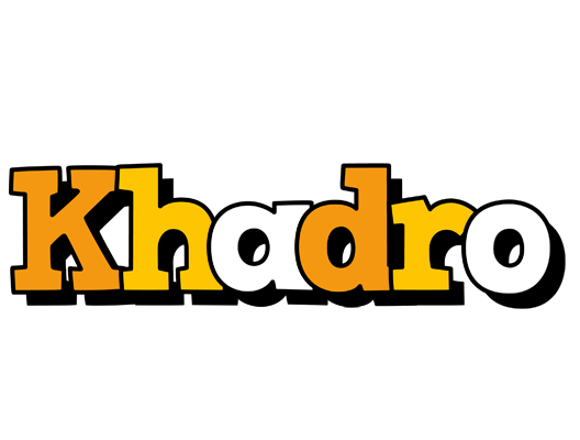 Khadro cartoon logo
