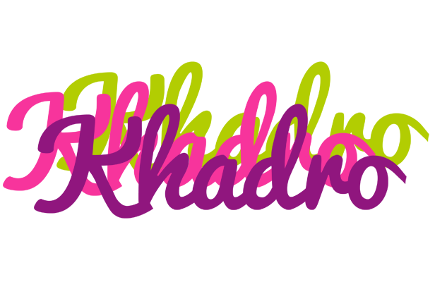 Khadro flowers logo